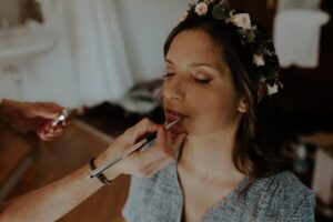 Mariee couronne de fleurs - laure Baruch