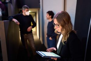 interview - tournage film - conférence - laure Baruch