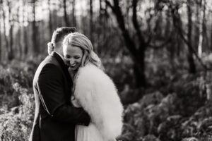 photo noir et blanc - mariage -laure Baruch