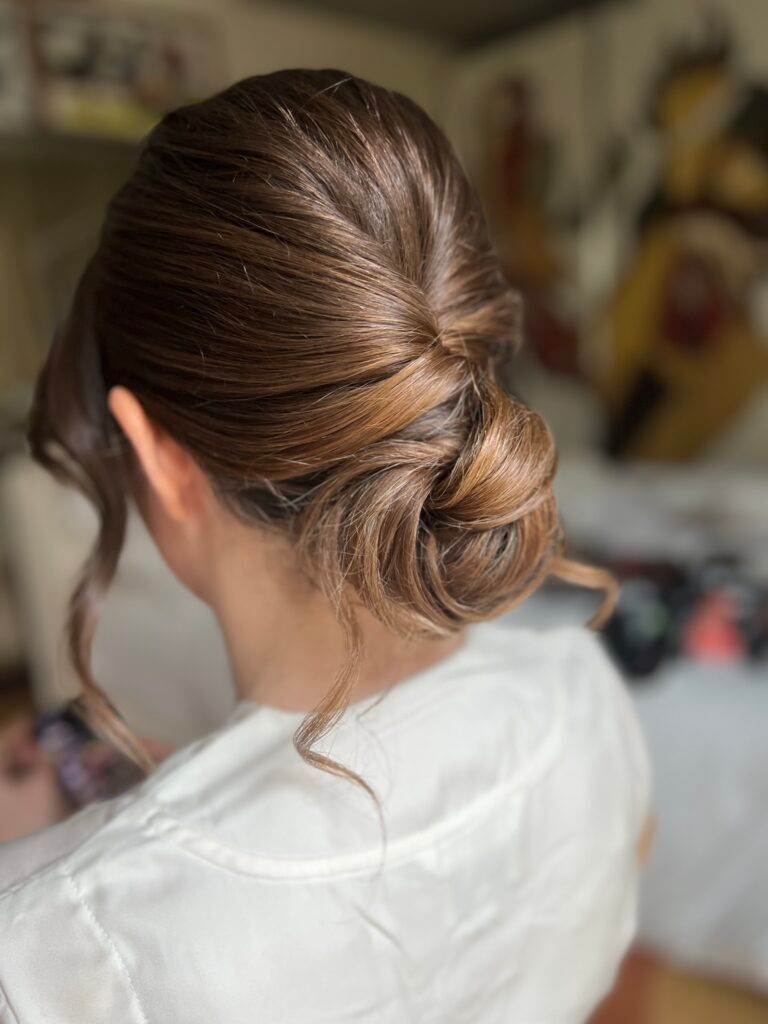 Le chignon flou bohème